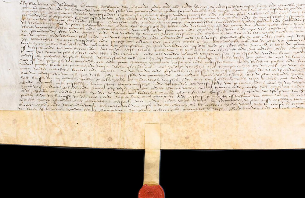 charter-gravin-magdalena-van-waardenburg-1519---Waterlands_Archief